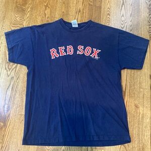 Vintage Red Sox t-shirt navy fruit of the loom baseball MLB Boston